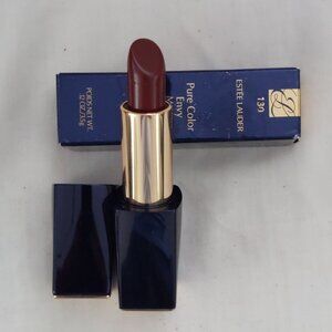 Estee Lauder Pure Color Envy Matte Sculpting Lipstick #130 Desirous NIB dark red